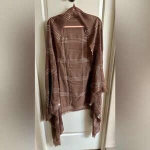 Brave+True Plaid Oversized Shawl Wrap